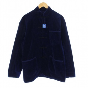 未使用品 Porter Classic 21AW CORDUROY CHINESE JACKET コーデュロイチャイニーズジャケット ブルゾン アウター M 紺 PC-018-1716