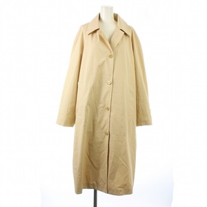 ナッシングリトゥン NOTHING WRITTEN Volume Balmacaan trench トレンチコート ロング コットン ベージュ