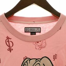 ガルフィー GALFY 紋紋ロンTee Tシャツ カットソー 刺繍 総柄 長袖 XL ピンク 123006 /XK メンズ_画像3