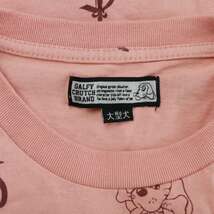 ガルフィー GALFY 紋紋ロンTee Tシャツ カットソー 刺繍 総柄 長袖 XL ピンク 123006 /XK メンズ_画像7