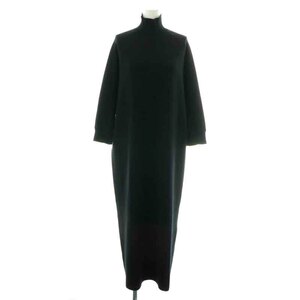  Ballsey Tomorrowland bow ns smooth high‐necked One-piece knitted long maxi tight long sleeve 36 M black 11-06-24-06201