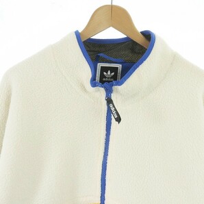 アディダスオリジナルス adidas originals sherpa fullzip シェルパ フルジップ ボアフリースジャケット 2XO XXL 白 ホワイト EE0309の画像6