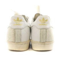 アディダスオリジナルス adidas originals × ZOZO ゾゾタウン スーパースター 80S スニーカー シューズ ハラコ 24.5cm 白 AQ5343_画像3