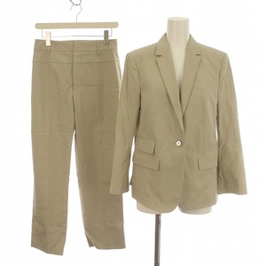  Gucci GUCCI suit setup top and bottom tailored jacket single total lining pants slacks Zip fly 44 L gray 