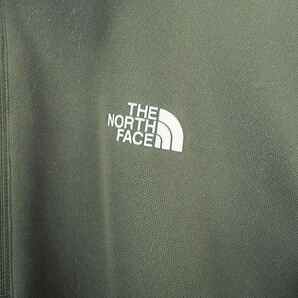 ザノースフェイス THE NORTH FACE ロングスリーブフラッシュドライライトジップアップ カットソー 長袖 ロゴ プリント NT12219 カーキ Mの画像4