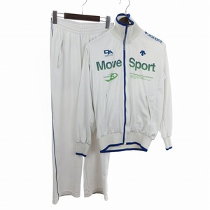 Descente DESCENTE MOVE SPORT setup jersey jersey pants Zip up DAT-1951 white white M men's 