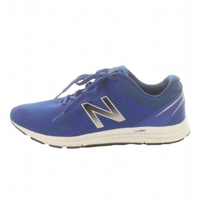 ニューバランス NEW BALANCE ランニングシューズ スニーカー ローカット ロゴ US7 25cm 青 ブルー M635SR2 /IR ■GY18 メンズ