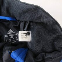 アディダス adidas ジャケット ブルゾン ロゴ キッズ 男の子 青 ブルー 紺 ネイビー 150 0410 ■KK4 キッズ_画像8