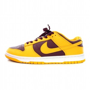 ナイキ NIKE Dunk Low Retro University Gold and Deep Maroon スニーカー シューズ US10 28cm 黄色 イエロー DD1391-702 /TK メンズ