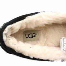 アグ オーストラリア UGG australia アンスレー Ansley スリッポン モカシン ムートン US7 24cm 黒 ブラック 3312 /YM ●D レディース_画像6