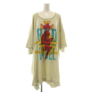  Vivienne Westwood red label One-piece knee height flair short sleeves crew neck o-b00 F light green multicolor 