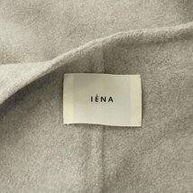 イエナ IENA 22AW ノンミュールジングウールリバーコート ノーカラーコート ロング シングル 38 M グレー 22020900553130 /NW38_画像7