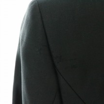 ラピーヌ ルージュ LAPINE ROUGE テーラードジャケット シングル 2B ノーベント 背抜き 9 M 黒 ブラック /XK レディース_画像6