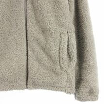 ザノースフェイス THE NORTH FACE COMFY ALPHA FLEECE ZIP UP ボアフリース ジャケット グレー M ■ECS メンズ レディース_画像3