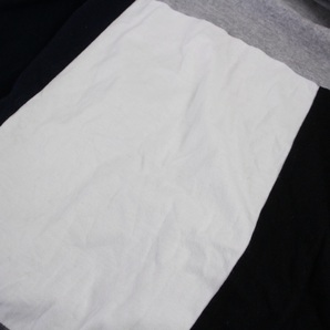 コムデギャルソンオム COMME des GARCONS HOMME AD2009 Tシャツ カットソー 長袖 Vネック M グレー 黒 ブラック HD-T110 メンズの画像6