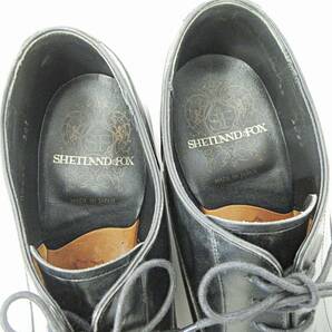 シェットランドフォックス SHETLANDFOX 3055 ビジネスシューズ 革靴 レザーシューズ レースアップ ストレートチップ ブラック 黒 9 27cm 04の画像6