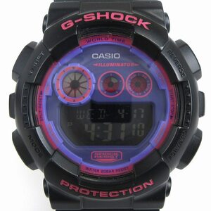 カシオジーショック CASIO G-SHOCK 腕時計 デジタル GD-120N-1B4JF 黒 ブラック 紫 パープル ウォッチ ■SM1 メンズ