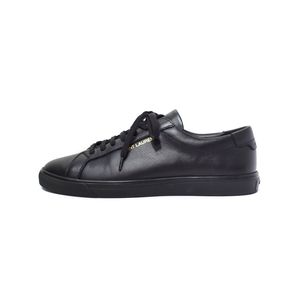 サンローラン パリ SAINT LAURENT PARIS ANDY LOW TOP SL SNEAKER アンディ スニーカー ローカット レースアップ 41 黒 ブラック 606833