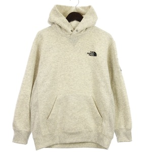 ザノースフェイス SQUARE LOGO HOODIE スクエア ロゴ フーディ パーカー スウェット 裏起毛 NT62039 アイボリー系 L メンズ レディース