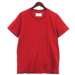 メゾンマルジェラ 10 Maison Margiela 10 Tシャツ カットソー 半袖 コットン S30GC0504 レッド 44 メンズ