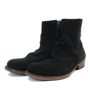 kazyuki bear gai Attachment KAZUYUKI KUMAGAI ATTACHMENT boots Short suede 42 27cm black black /YO5 #SH men's 