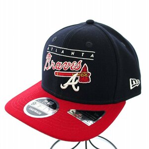 ニューエラ NEW ERA 9FIFTY MLB On-Field Atlanta Braves ベースボールキャップ 野球帽 帽子 紺 ネイビー 赤 レッド /TK メンズ