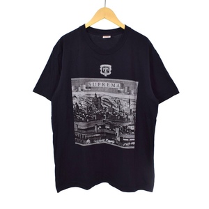 シュプリーム SUPREME 18SS Fiorenza Tee Tシャツ カットソー 半袖 フィオレンツァ グラフィック プリント M 紺 ネイビー メンズ