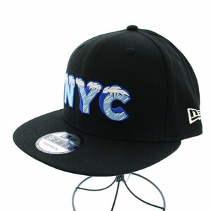 ニューエラ NEW ERA 9FIFTY NYC SNAPBACK ベースボールキャップ 野球帽 帽子 M-L 黒 ブラック /TK メンズ