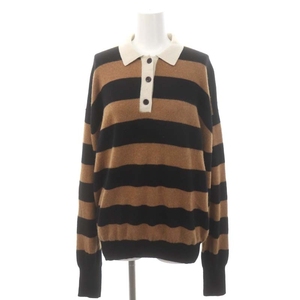 アパルトモン ドゥーズィエムクラス 21AW Cashmere rugger Knit ニット セーター 長袖 カシミヤ ラガー 茶 黒 アイボリー レディース