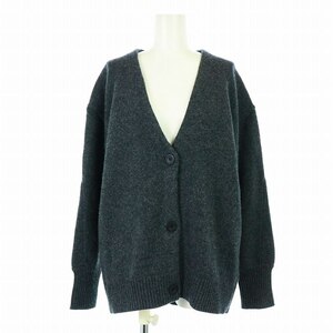 クラネ CLANE 17AW MINAMI TANAKA VNECK CARDIGAN Vネック カーディガン ニット 長袖 ウール 1 S グレー 13106-2312