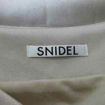 スナイデル snidel 美品 近年モデル フレアスカート SWFS205082 ひざ丈 ベージュ アイボリー Fサイズ 0418 レディース_画像6