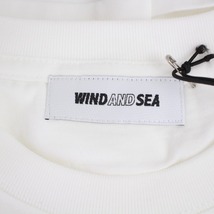 未使用品 ウィンダンシー WIND AND SEA SDT(DOT)S/S Tee Tシャツ カットソー 半袖 クルーネック ロゴ 刺繍 M 白 メンズ_画像3