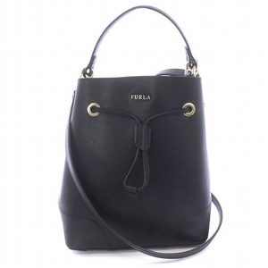 フルラ FURLA ステイシー Stacy ハンドバッグ ショルダーバッグ 2way 黒 ブラック /TK レディース