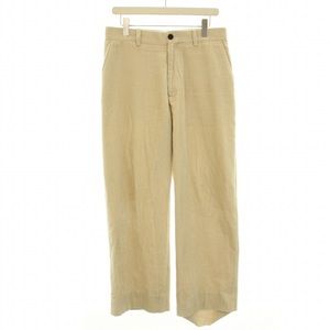 ユニバーサル プロダクツ PUFF CORDUROY PANTS パフコーデュロイパンツ スラックス ジップフライ 2 M ベージュ 223-60503