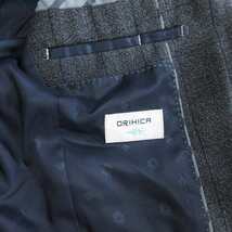 オリヒカ ORIHICA パンツスーツ セットアップ シングル 3B チェック グレー S ■WY3 メンズ_画像6
