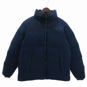 ザノースフェイス THE NORTH FACE 美品 23AW コーデュロイ ヌプシ ダウン ジャケット ND92231R ネイビー L メンズ