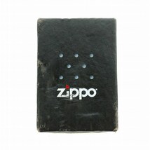 ジッポー ZIPPO オイルライター 千鳥柄 総柄 喫煙グッズ 火花確認済 シルバー色 青 ブルー ■GY18 /MQ その他_画像7