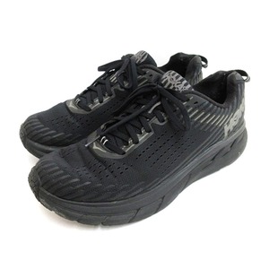 ホカオネオネ HOKA ONE ONE CLIFTON 5 クリフトン スニーカー 1093755 28.5cm ブラック 240426E 靴 メンズ