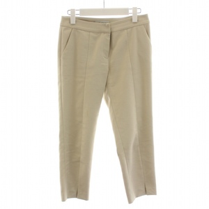  Leilian Leilian NEMIKA close year of model tapered pants center Press slacks cropped pants height cotton 7 S beige 