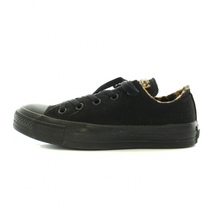 コンバース CONVERSE ALLSTAR オールスター ローカットスニーカー シューズ レオパード ヒョウ柄 US4 24cm 黒 ブラック 1CL792_画像1