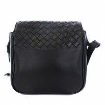 ボッテガヴェネタ BOTTEGA VENETA イントレチャート チェーンショルダーバッグ レザー 黒 ブラック B06256559X /KH レディース_画像2