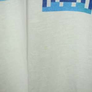 コムデギャルソンシャツ COMME des GARCONS SHIRT Invader Tシャツ カットソー 半袖 クルーネック アシンメトリー プリント L 白の画像8