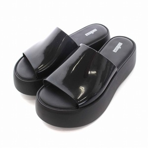  Melissa melissa MELISSA FREE PLATFORM SLIDE AD платформа сандалии толщина низ US6 23cm чёрный черный /YM женский 