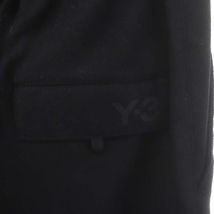 ワイスリー Y-3 M CLASSIC WOOL FLANNEL CARGO PANTS カーゴパンツ イージー ジョガー ウール混 XS 黒 ブラック /YQ ■OS_画像7