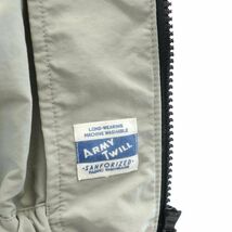 アーミーツイル ARMY TWILL 22SS ナイロンジャケット ブルゾン ジップアップ F グレー /HK ■OS メンズ_画像3