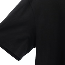 エルメス HERMES Hロゴ刺繍 鹿の子 半袖Tシャツ カットソー コットン M 黒 ブラック /HS ■OS メンズ_画像6