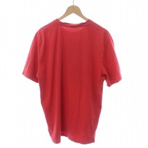 プラダ PRADA × Honet 06SS Tシャツ カットソー 半袖 プリント ダメージ加工 赤 レッド /KW ■GY19 メンズ_画像2