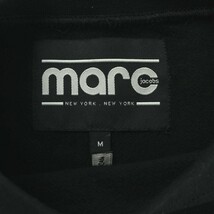 マークジェイコブス MARC JACOBS チェリースウェット トレーナー 長袖 裏起毛 クルーネック プリント ロゴ M 黒 M7000326_画像4