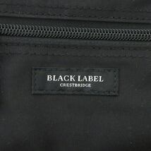 ブラックレーベルクレストブリッジ BLACK LABEL CRESTBRIDGE 美品 ボディバッグ ワンショルダー 肩掛け チェック 紺 鞄 ■SM1 メンズ_画像7