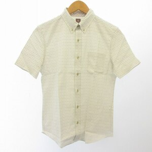  Takeo Kikuchi TAKEO KIKUCHI BD shirt button down shirt business formal check white white 2 approximately S men's 